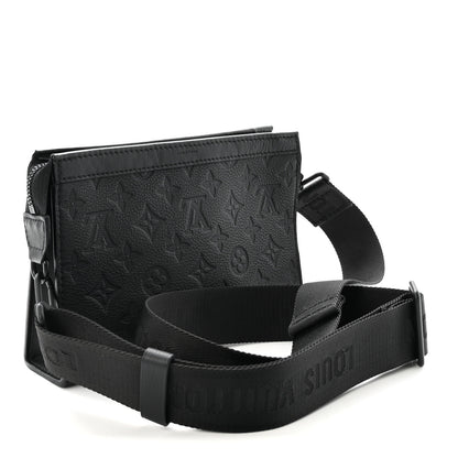 Louis Vuitton Calfskin Monogram Shadow Gaston Wearable Wallet 3 of 9