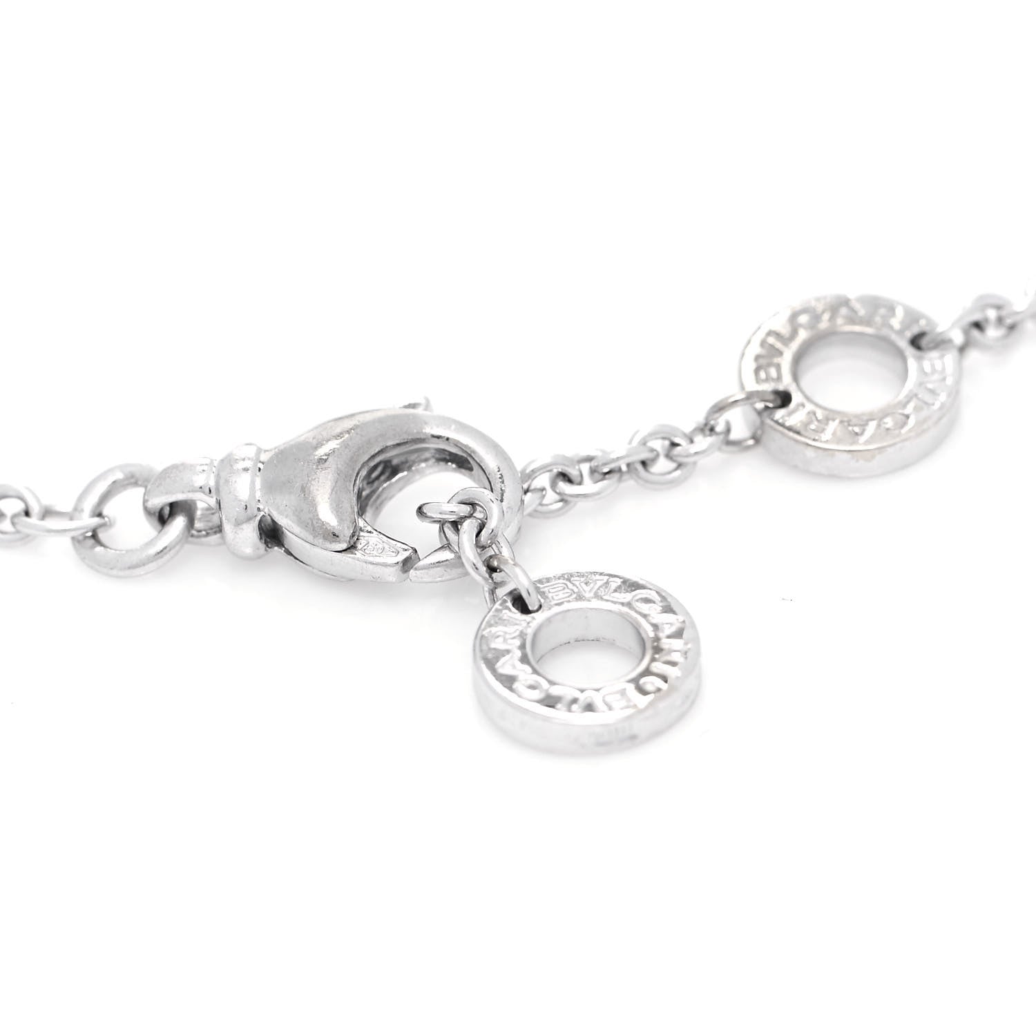 Bulgari 18K White Gold Diamond B.Zero1 Bracelet SM 4 of 6