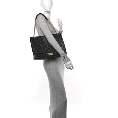 Chanel Aged Calfskin Quilted 2.55 Reissue 228 Flap Black 2 of 14