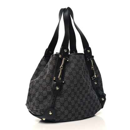 Gucci Monogram Medium Pelham Shoulder Bag Black Grey 3 of 10
