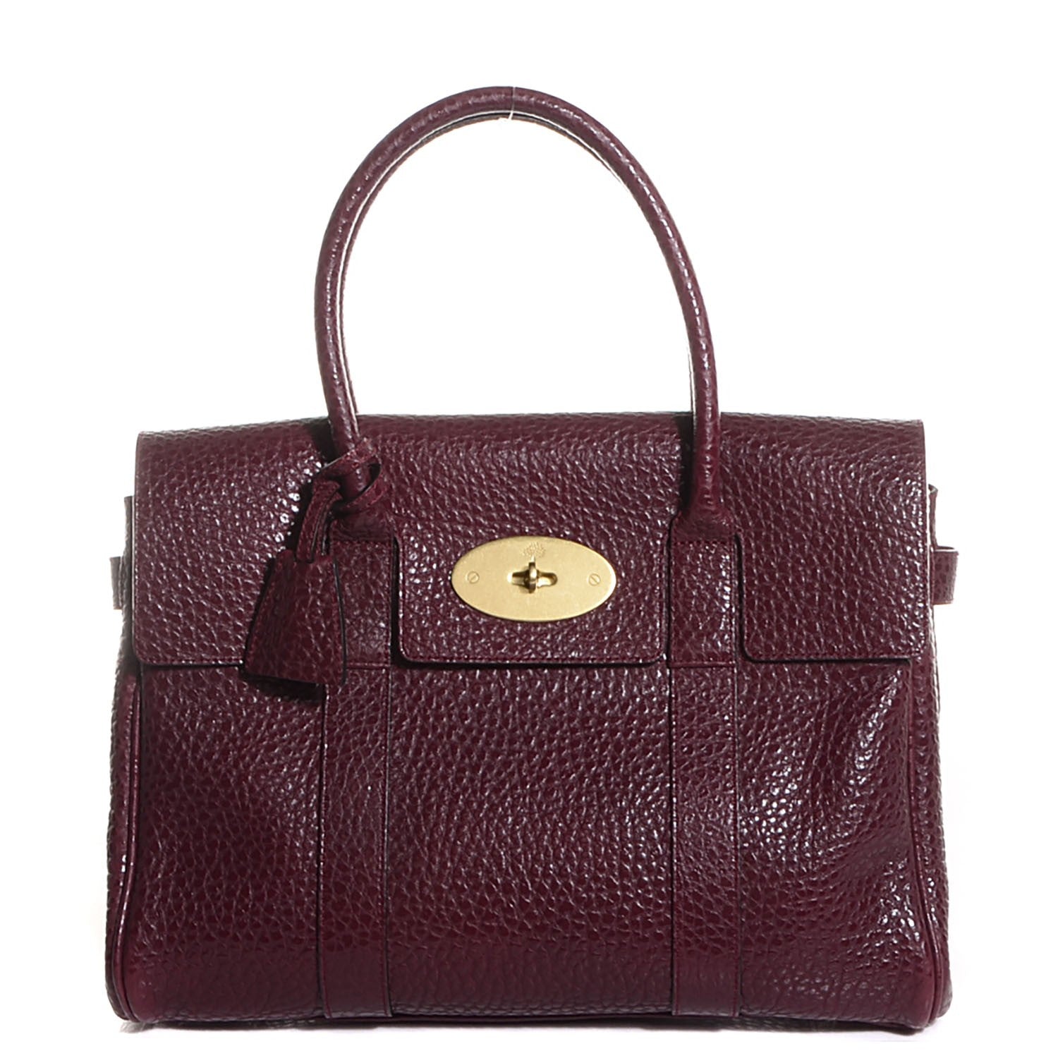 Mulberry Shiny Grain Small Bayswater Conker 1 of 11