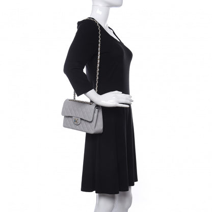 Chanel Caviar Quilted Small Double Flap Grey 2 of 11