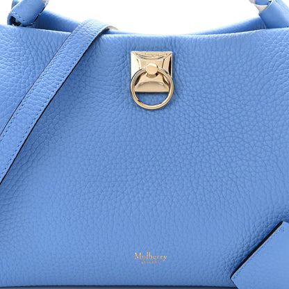 Mulberry Heavy Grain Small Iris Tote Cornflower Blue 8 of 10