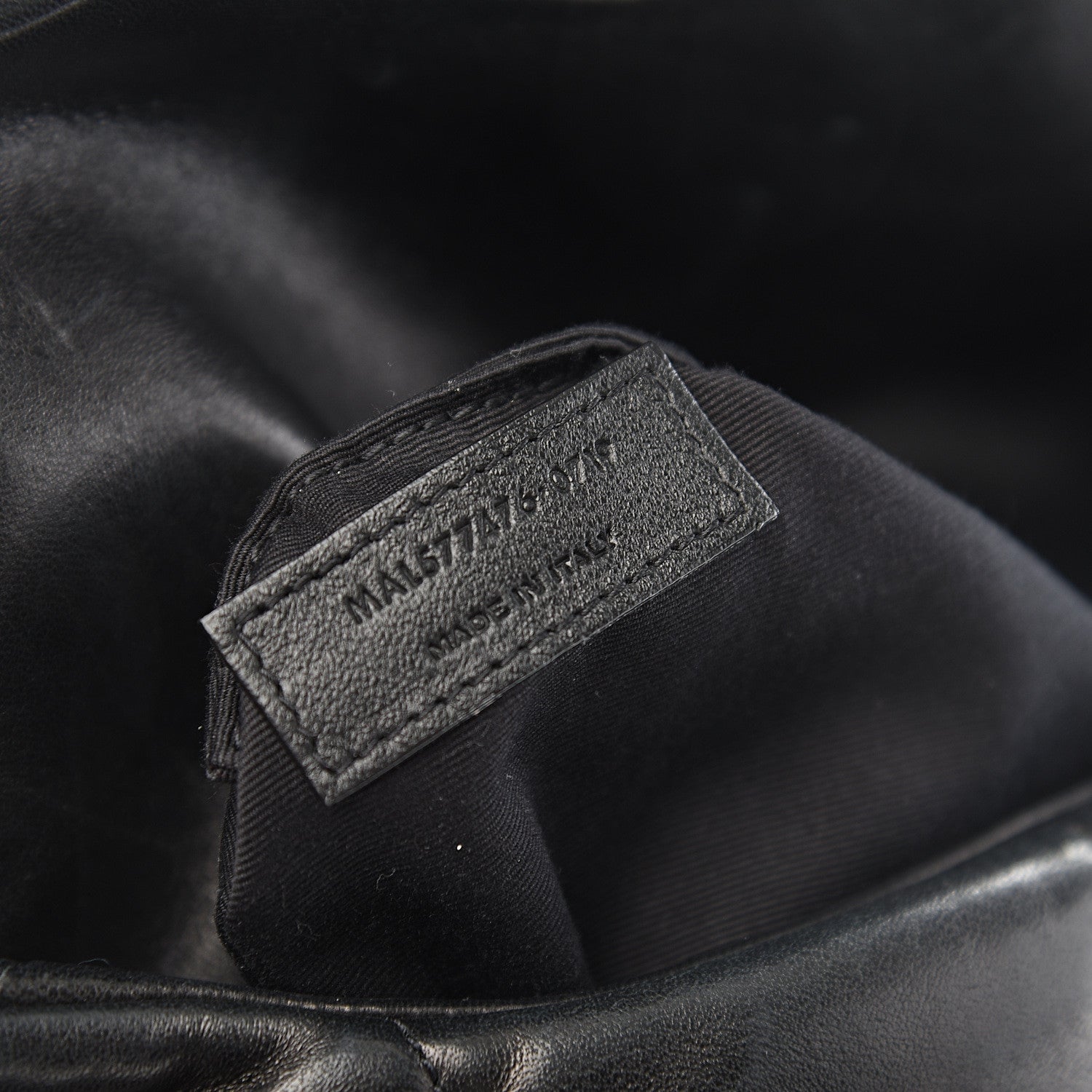 Saint Laurent Lambskin Quilted Small Loulou Puffer Monogram Chain Satchel Black 6 of 9