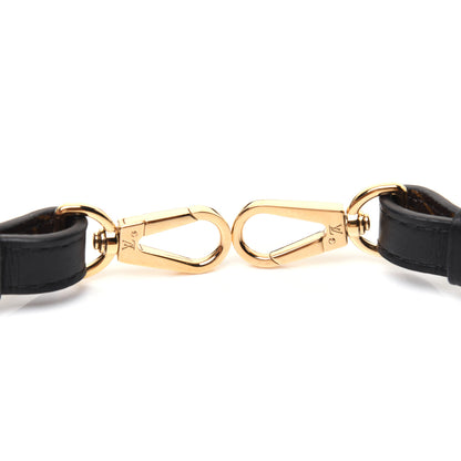 Louis Vuitton Monogram Bandouliere Shoulder Strap XL Black 4 of 7