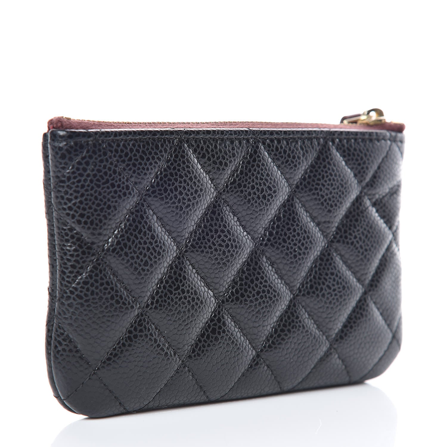 Chanel Caviar Quilted Small Cosmetic Case Black 3 of 7