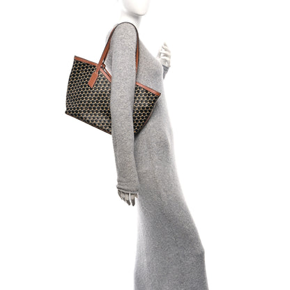 Moynat Calfskin Canvas M Tote PM Brown 2 of 10