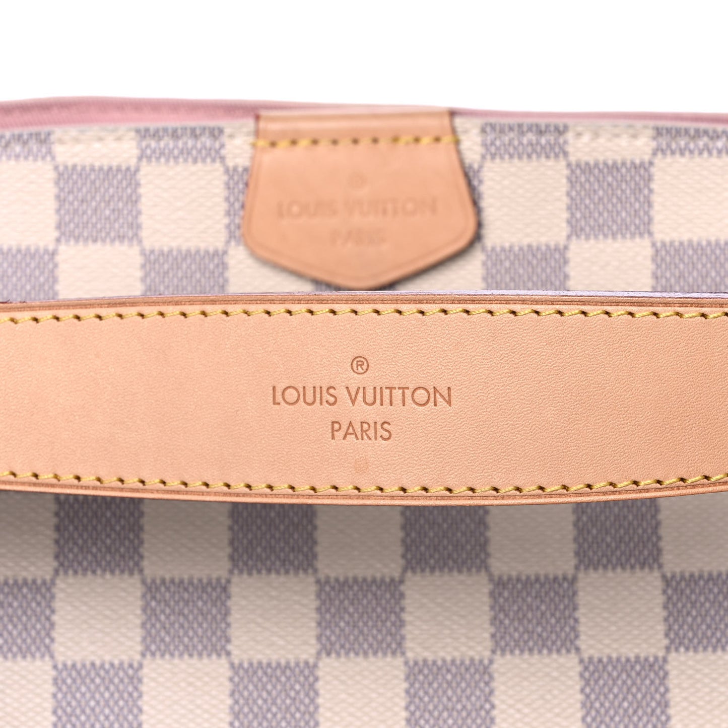 Damier Azur Graceful PM Rose Ballerine