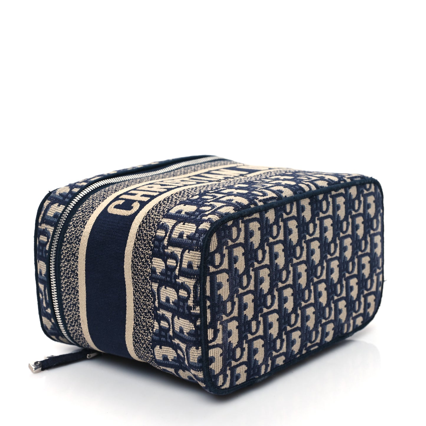 Oblique Diortravel Vanity Case Blue