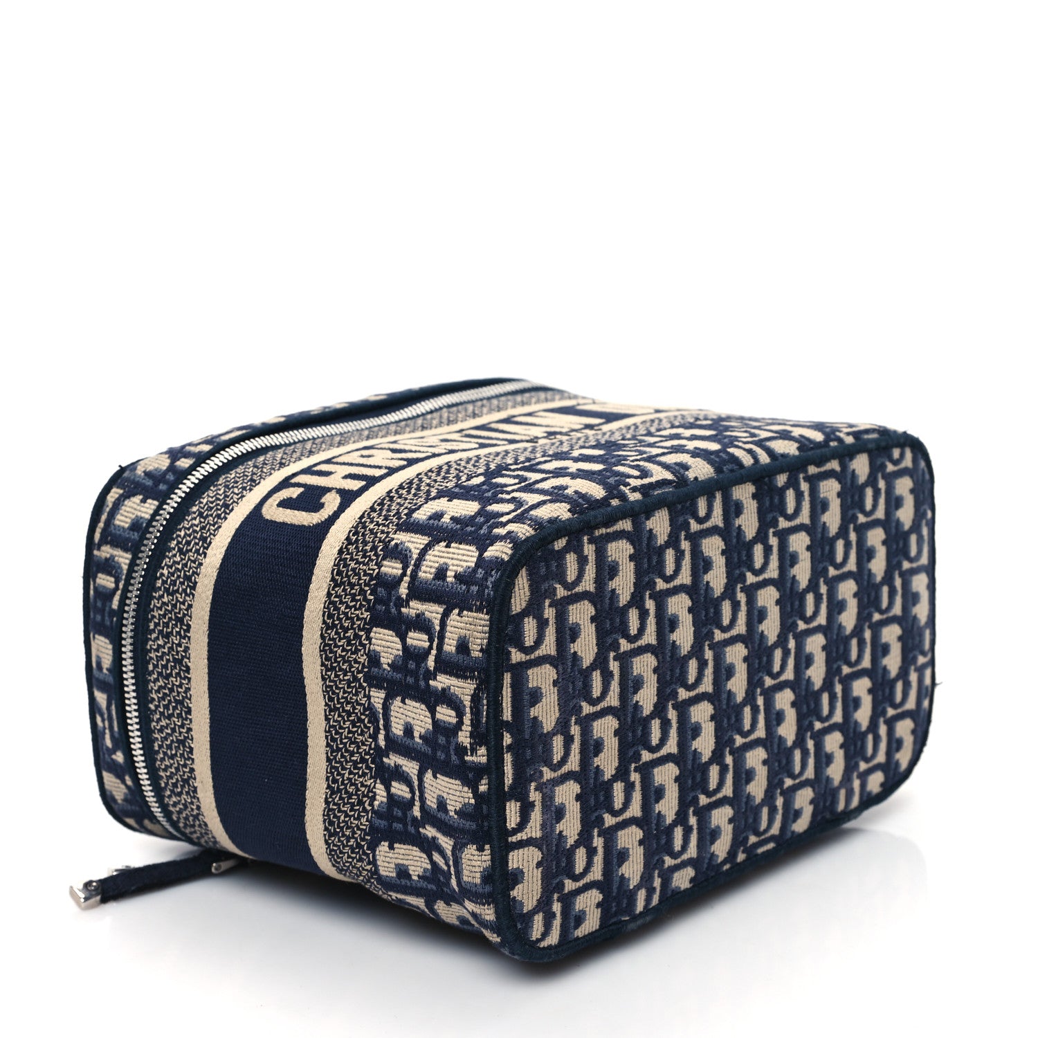 Christian Dior Oblique Diortravel Vanity Case Blue 4 of 11