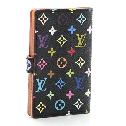 Louis Vuitton Monogram Multicolor Carnet de Bal Mini Agenda Cover Black 3 of 8