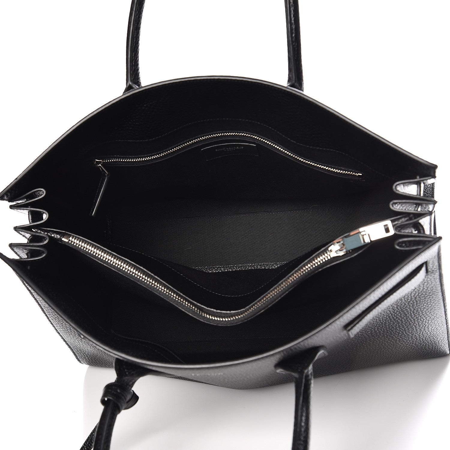 Saint Laurent Grained Calfskin Large Sac De Jour Black 5 of 8