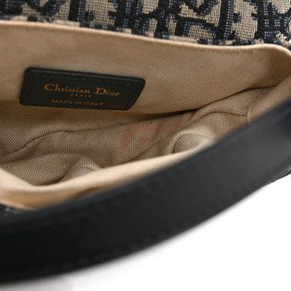 Christian Dior Oblique Mini Saddle Bag Blue 11 of 11