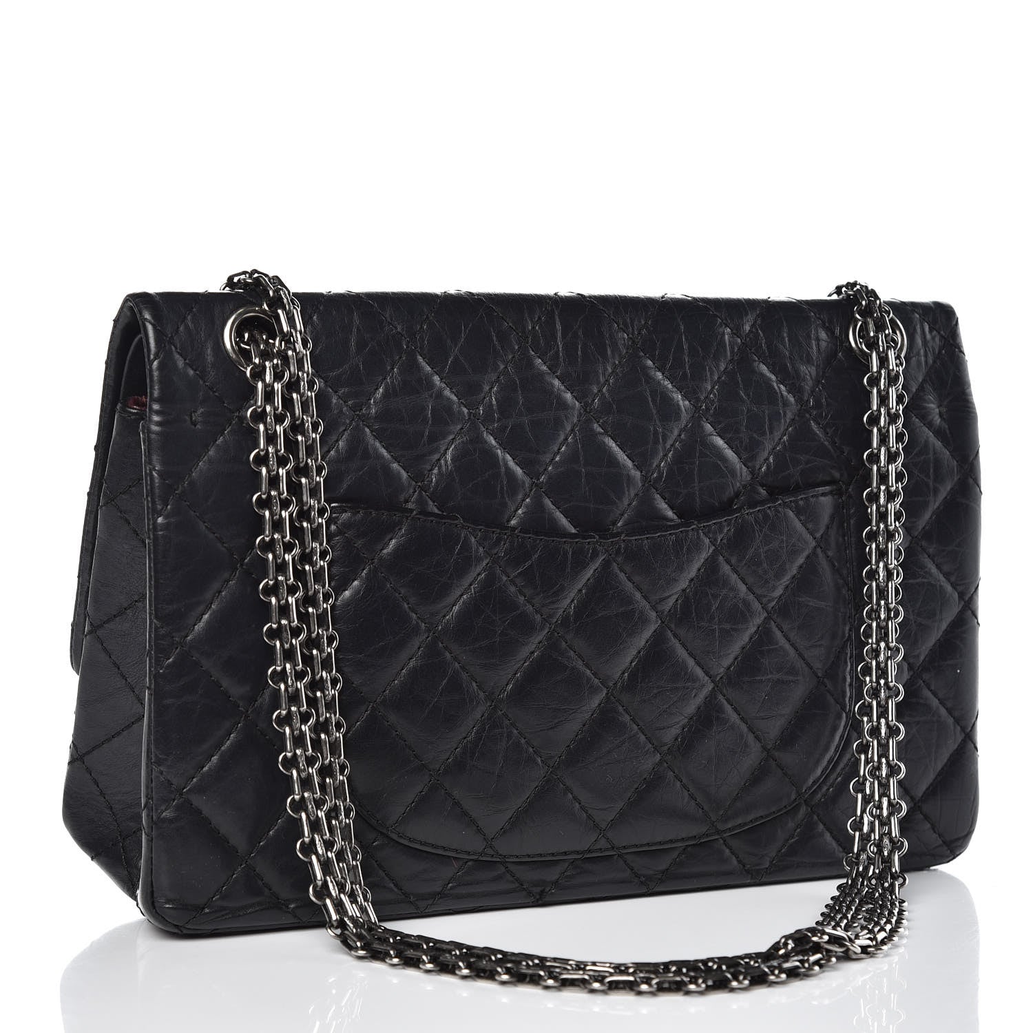 Chanel Aged Calfskin Quilted 2.55 Reissue 226 Flap Black 3 of 13