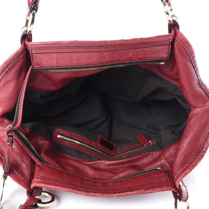 Fendi Calfskin Large Chef Shopper Tote Rosso 5 of 17
