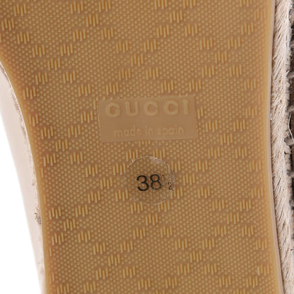 Gucci Nappa Ophelia Espadrilles 38.5 Mystic White 7 of 8