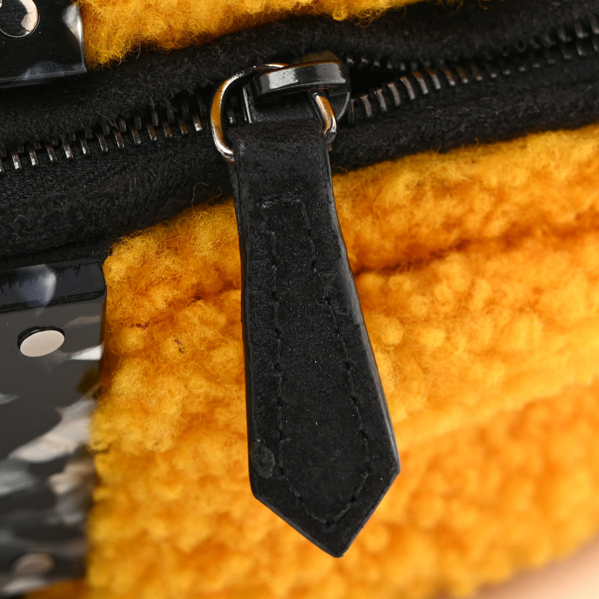 Shearling Snakeskin Geometric To You Satchel  Multicolor