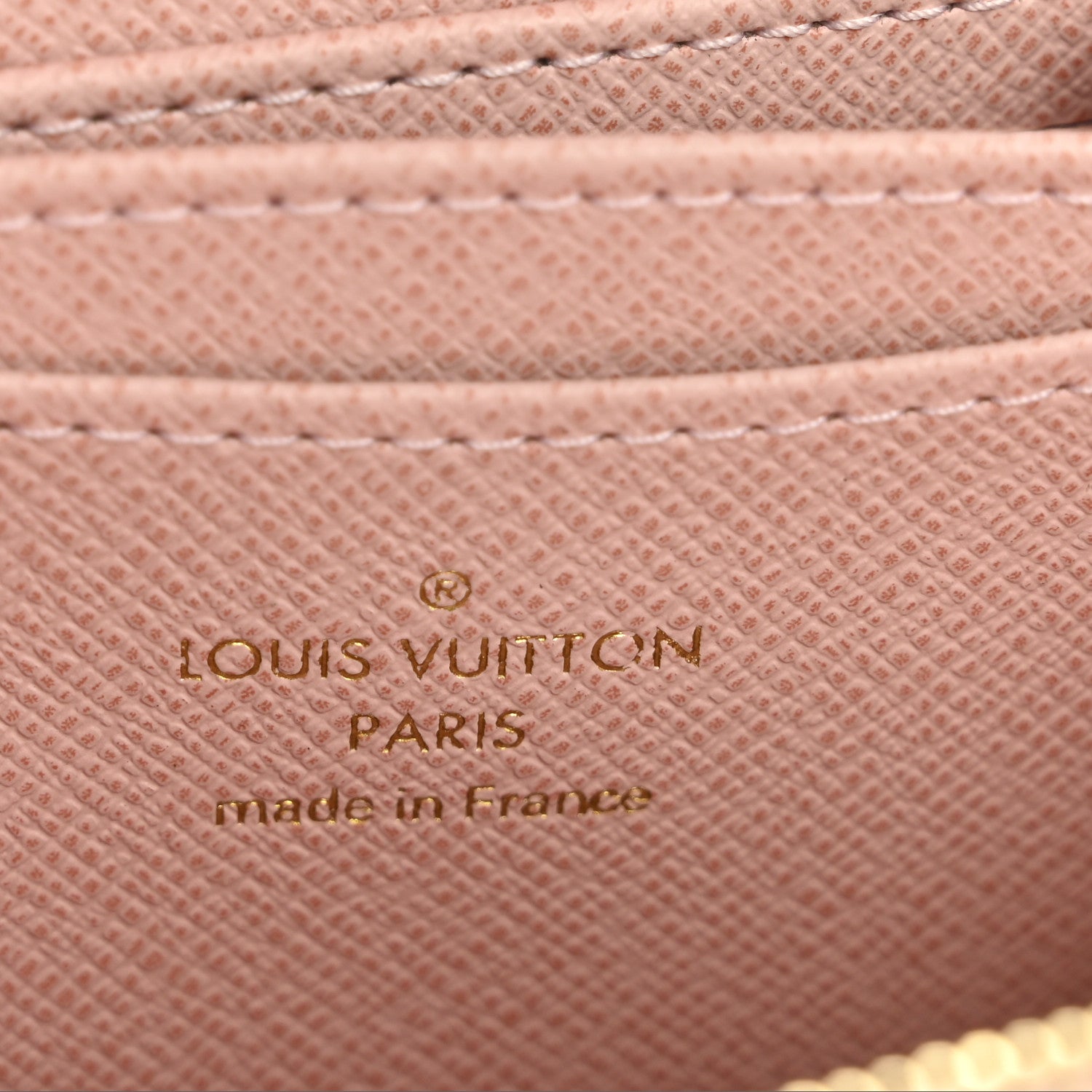 Louis Vuitton Damier Azur Zippy Coin Purse Rose Ballerine 6 of 9