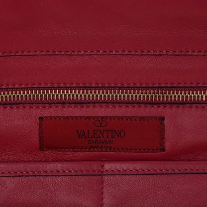 Valentino Garavani Vitello Medium Rockstud All Over Tote Cyclamin 7 of 8