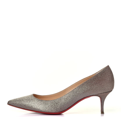 Christian Louboutin Glitter Kate 55 Pumps 39 Gold 1 of 7