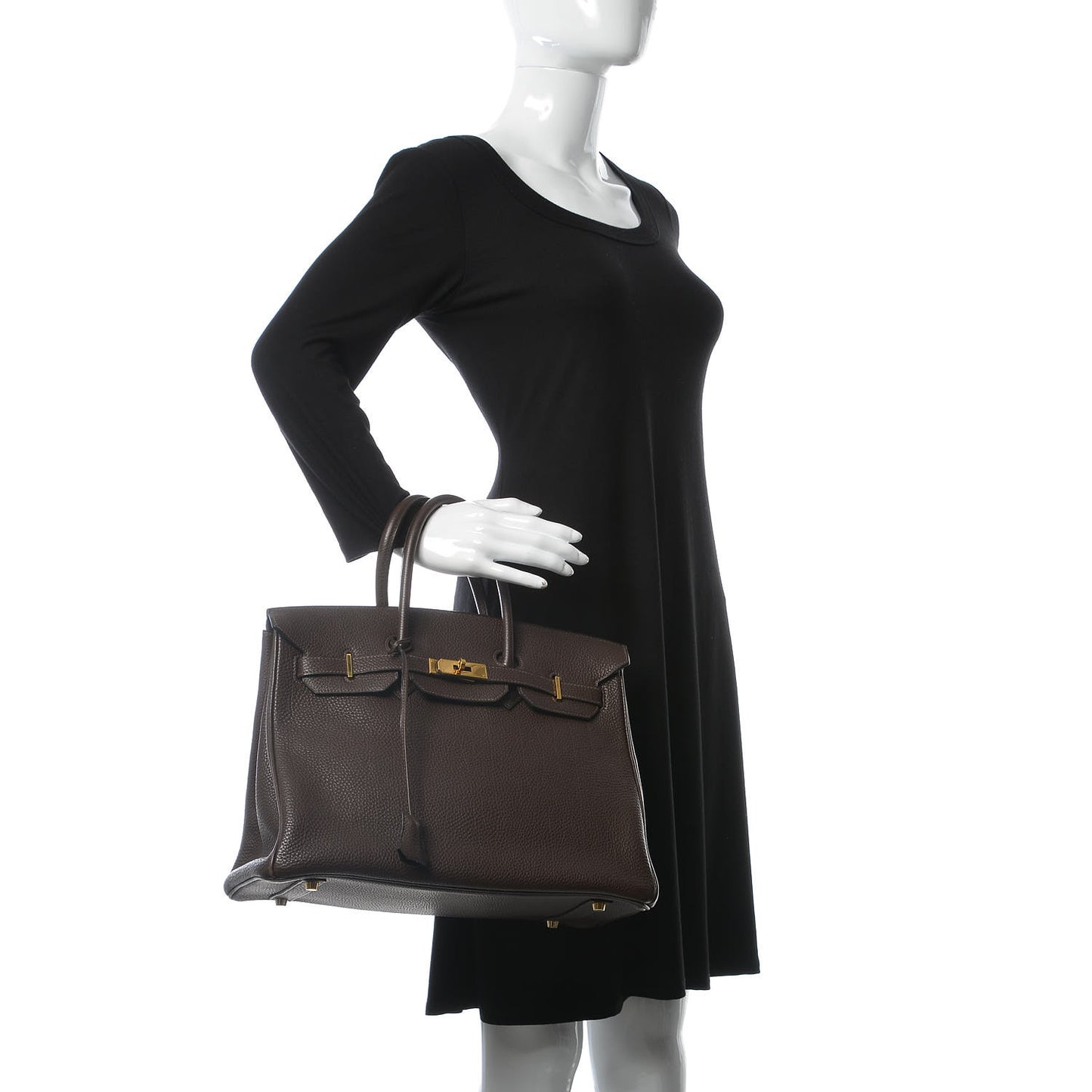 Togo Birkin 35 Chocolate