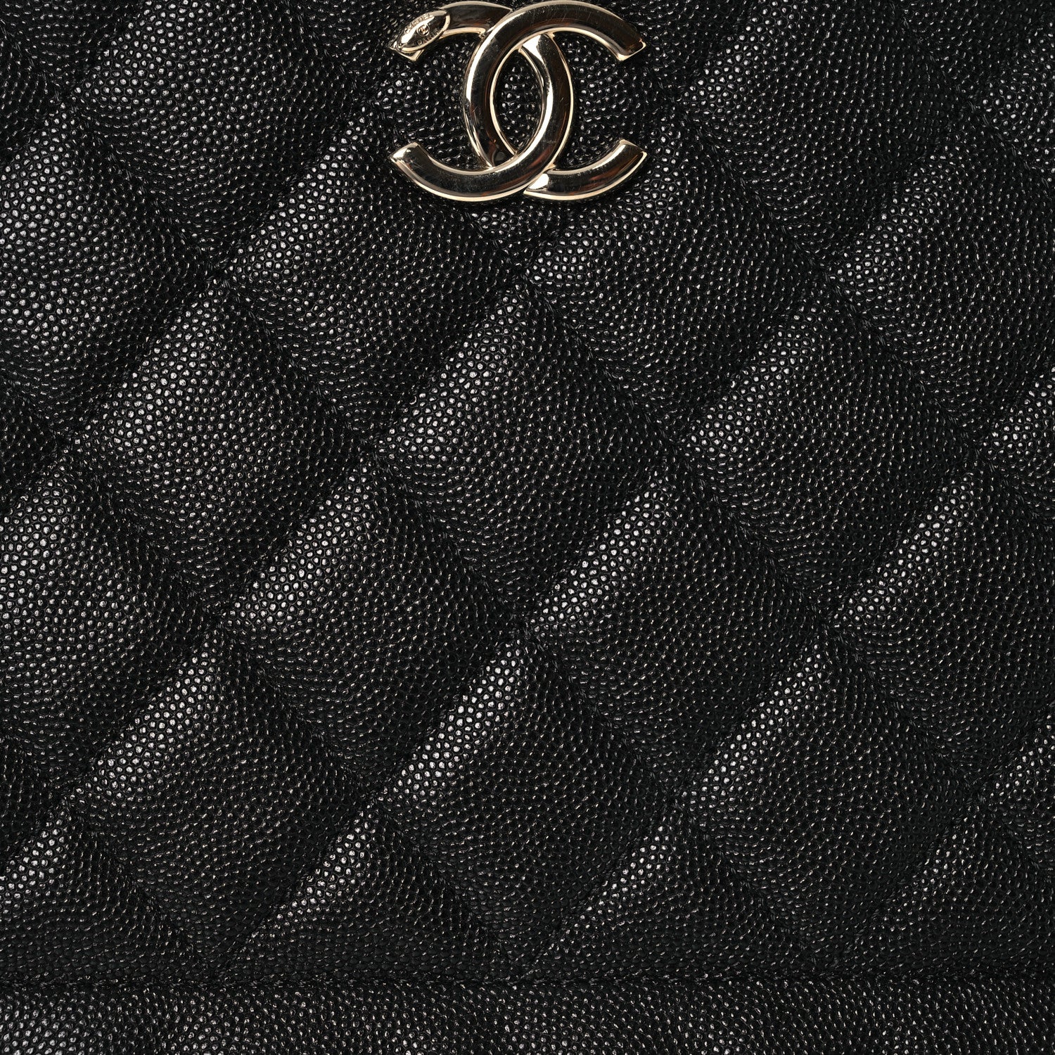 Chanel Caviar Quilted Rolled Up Tote Black 10 of 14