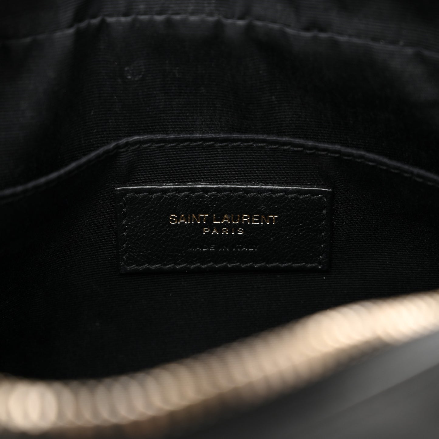 Calfskin Matelasse Monogram Lou Camera Bag Black