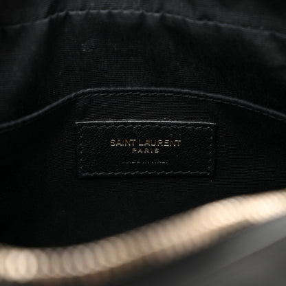 Saint Laurent Calfskin Matelasse Monogram Lou Camera Bag Black 6 of 13