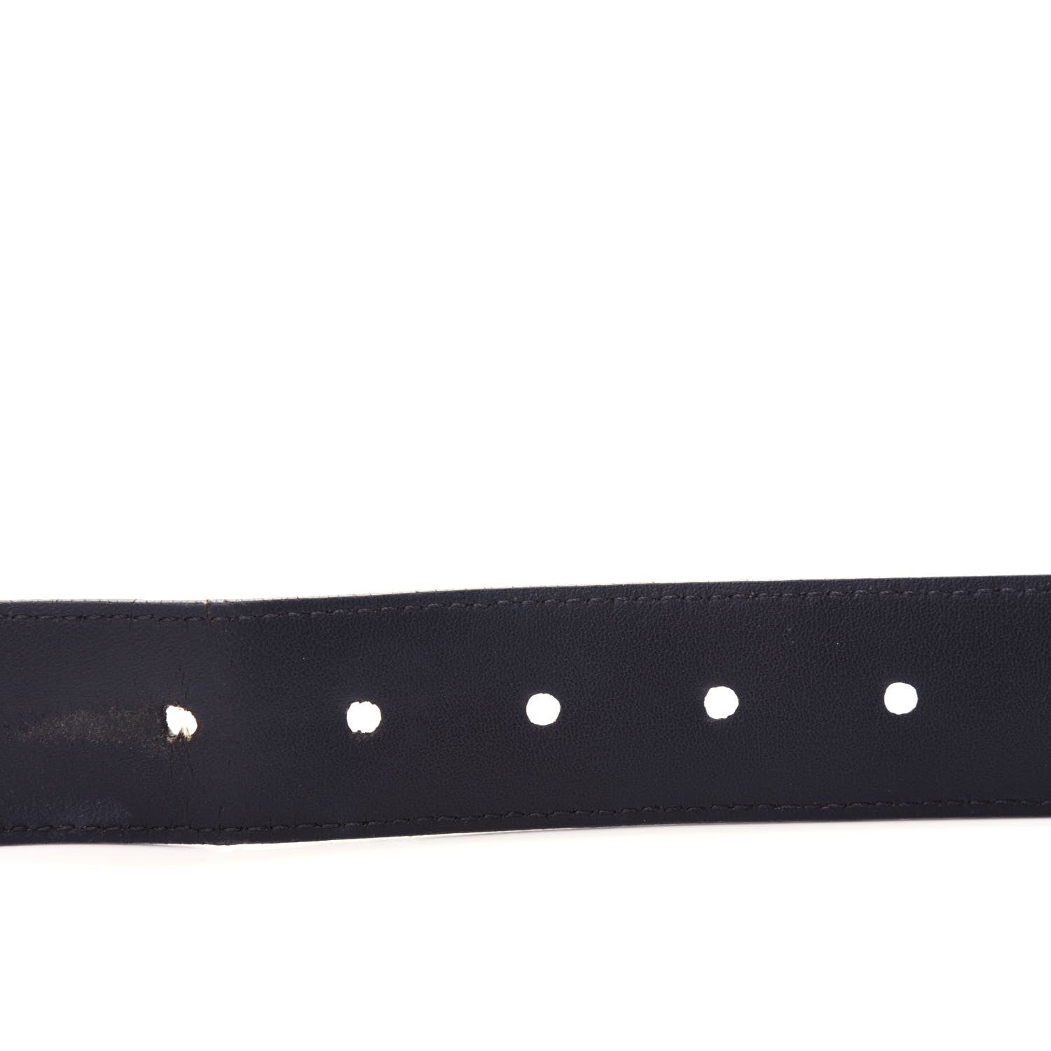Louis Vuitton Calfskin 35mm Pont Neuf Belt 85 34 Black 4 of 7