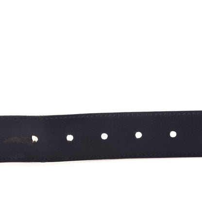 Louis Vuitton Calfskin 35mm Pont Neuf Belt 85 34 Black 4 of 7
