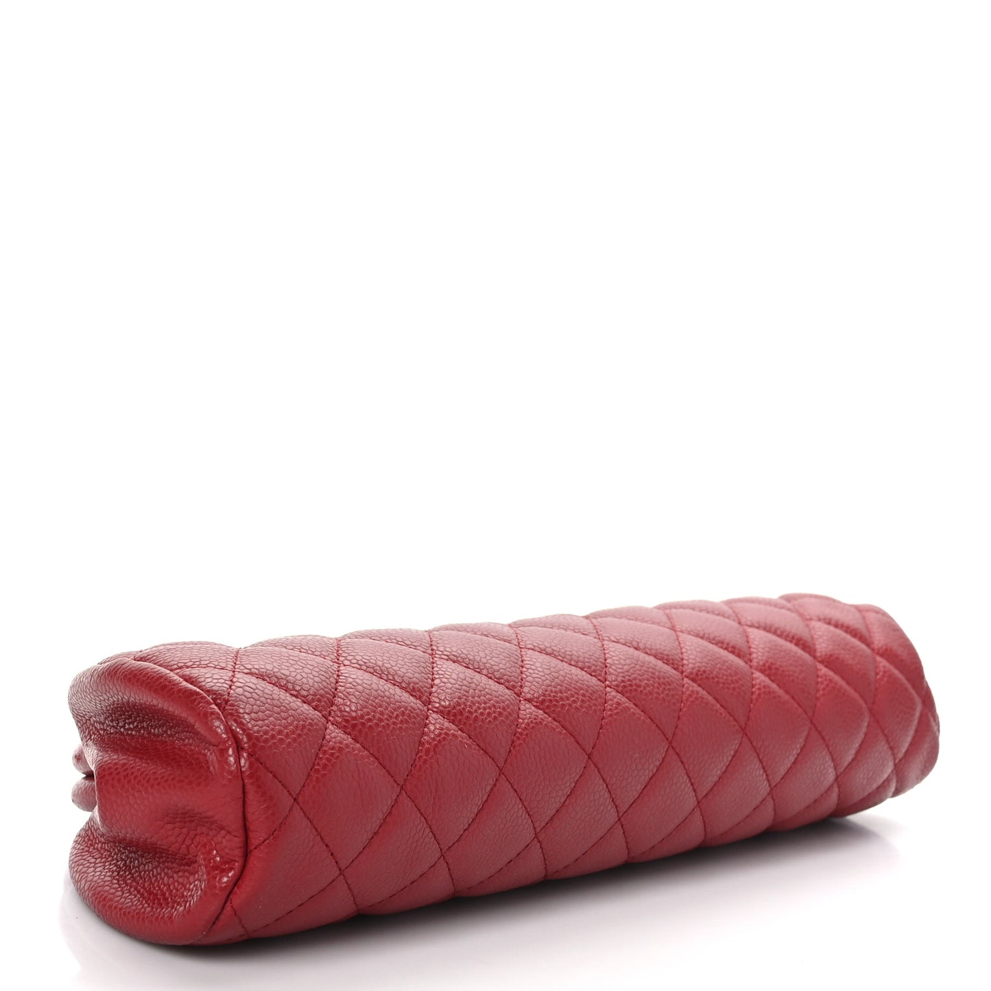 Caviar Quilted Timeless Clutch Red