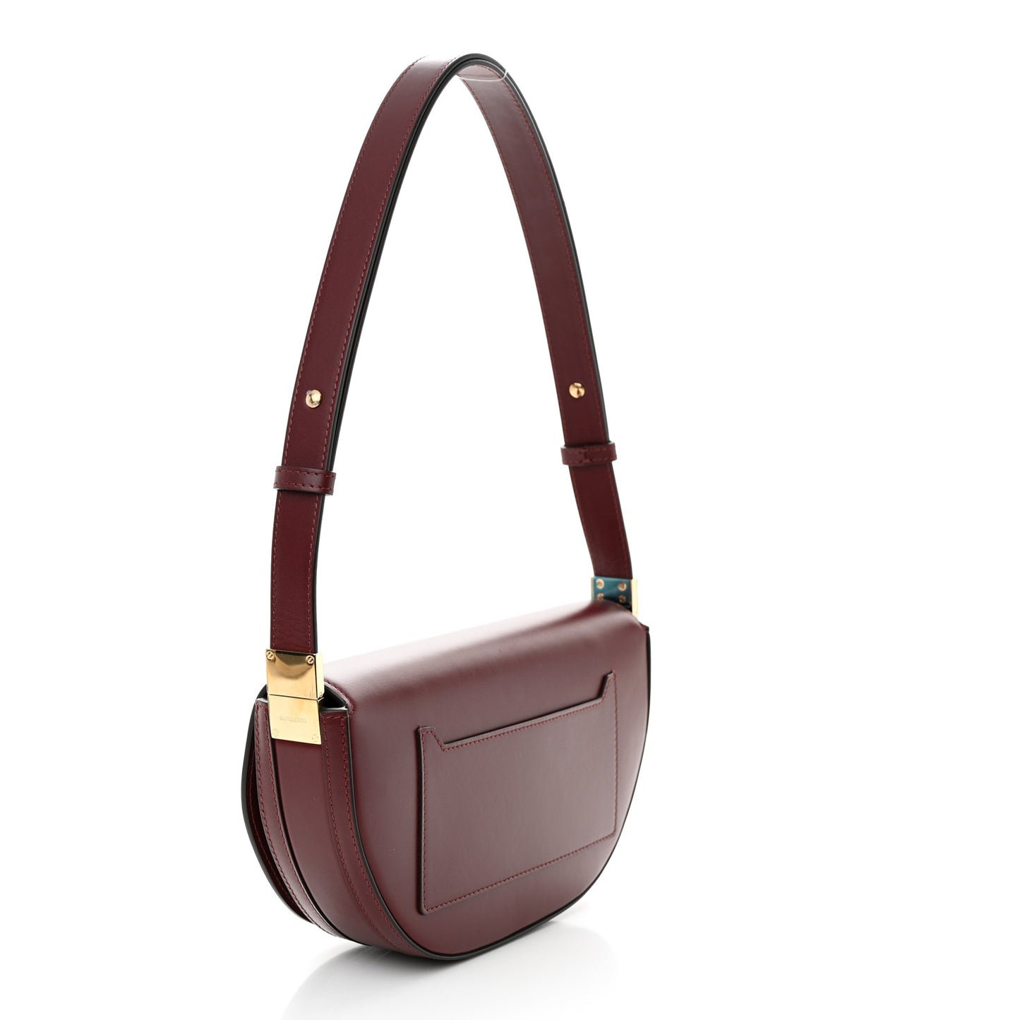 Calfskin Small Olympia Shoulder Bag Burgundy