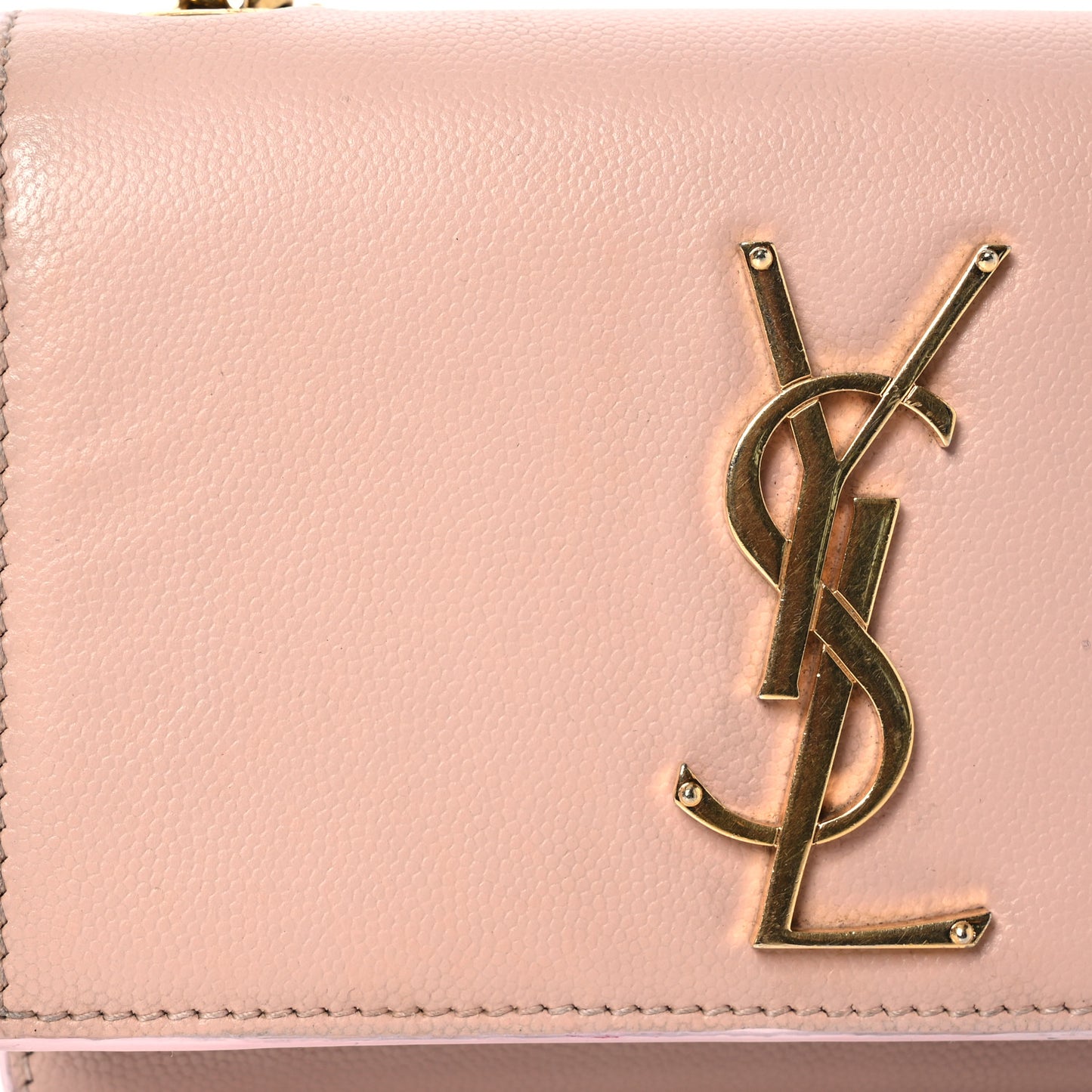 Grain De Poudre Small Monogram Kate Satchel Pale Blush
