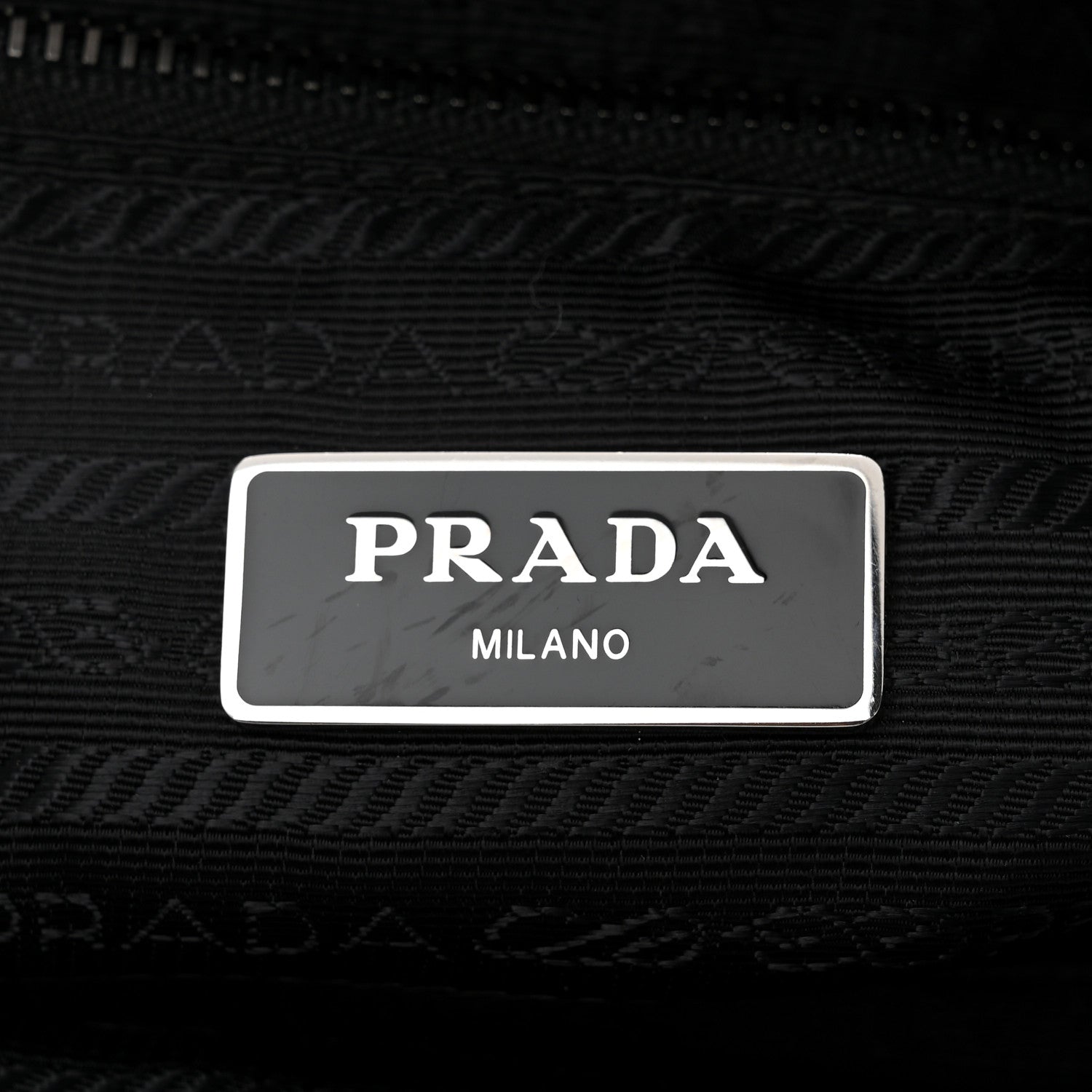 Prada Nylon Tessuto Saffiano Robot Tote Bag Black Petal 6 of 10