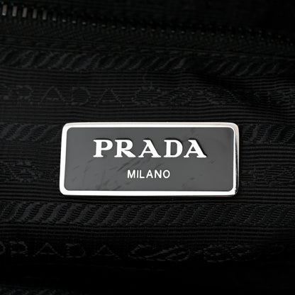 Prada Nylon Tessuto Saffiano Robot Tote Bag Black Petal 6 of 10