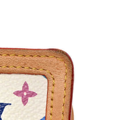 Louis Vuitton Monogram Multicolor French Purse Wallet White 9 of 12