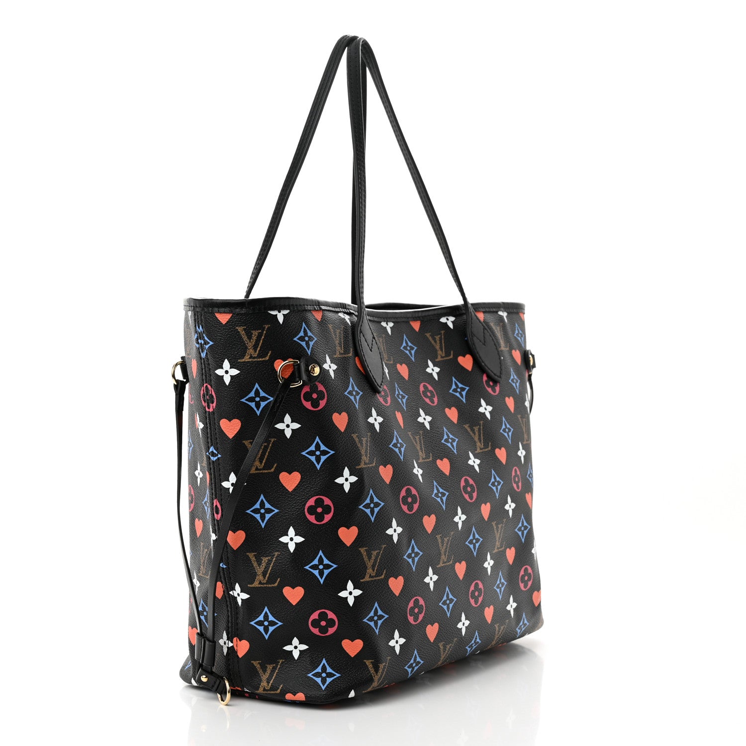 Louis Vuitton LOUIS VUITTON Game On Neverfull MM Black 4 of 11