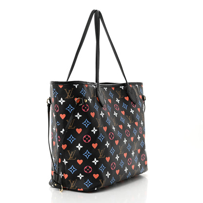 Louis Vuitton LOUIS VUITTON Game On Neverfull MM Black 4 of 11