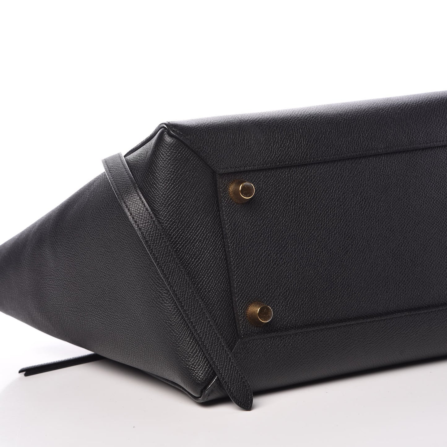 Grained Calfskin Small Belt Bag Black