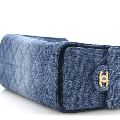 Chanel Washed Denim Quilted Mini Chanel 25 Handbag Blue 20 of 22