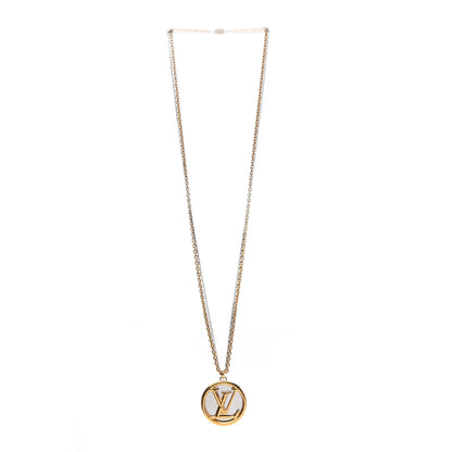 Louis Vuitton Louise Long Necklace Gold 3 of 10
