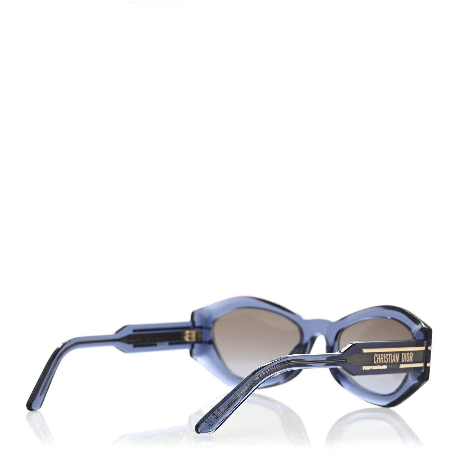 Christian Dior Acetate DiorSignature B1U Butterfly Sunglasses Blue 4 of 7