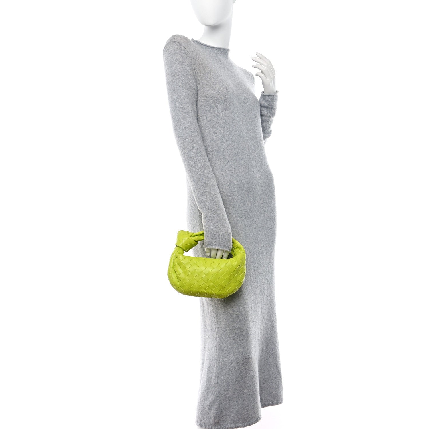 Bottega Veneta Nappa Intrecciato Mini Jodie Kiwi 2 of 9