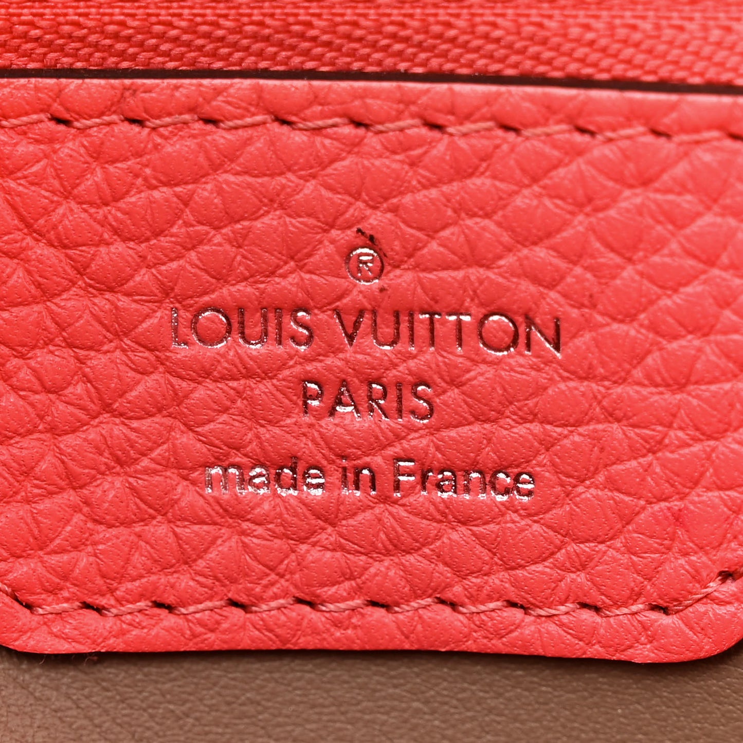 Taurillon Capucines MM Rose Litchi
