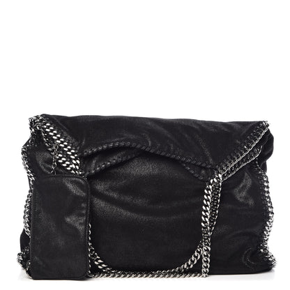 Stella McCartney Shaggy Deer Big Falabella Tote Black 3 of 9