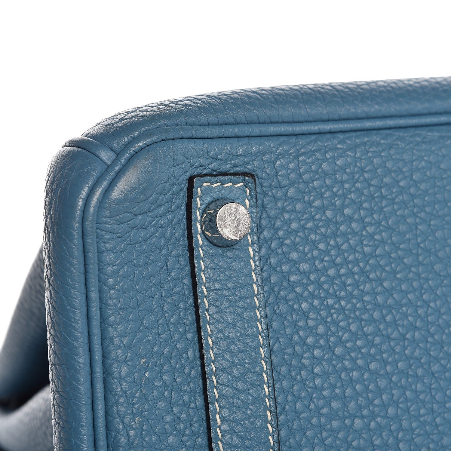Hermes Togo Birkin 30 Blue Jean 27 of 35