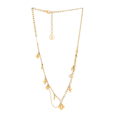 Louis Vuitton Metal Blooming Supple Necklace Gold 2 of 4
