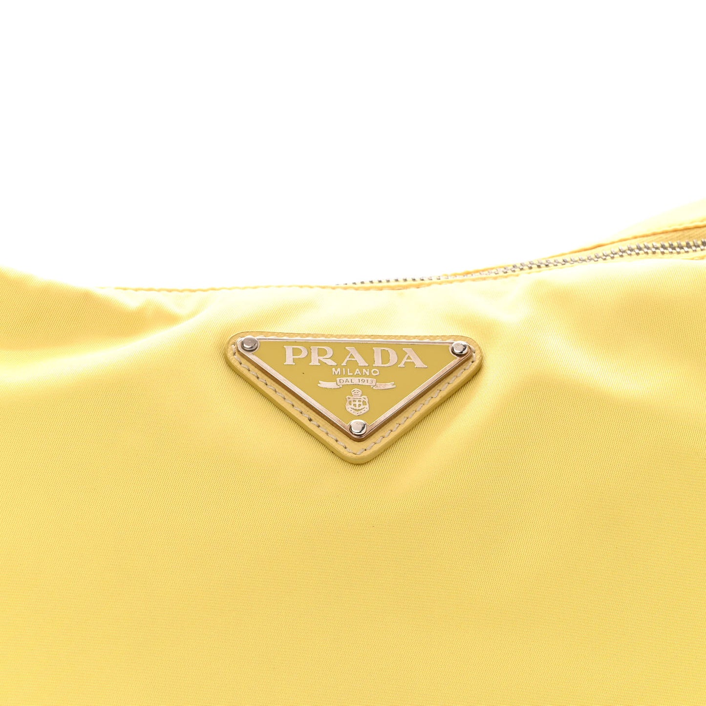 Tessuto Nylon Saffiano Sacca Shoulder Bag Ananas
