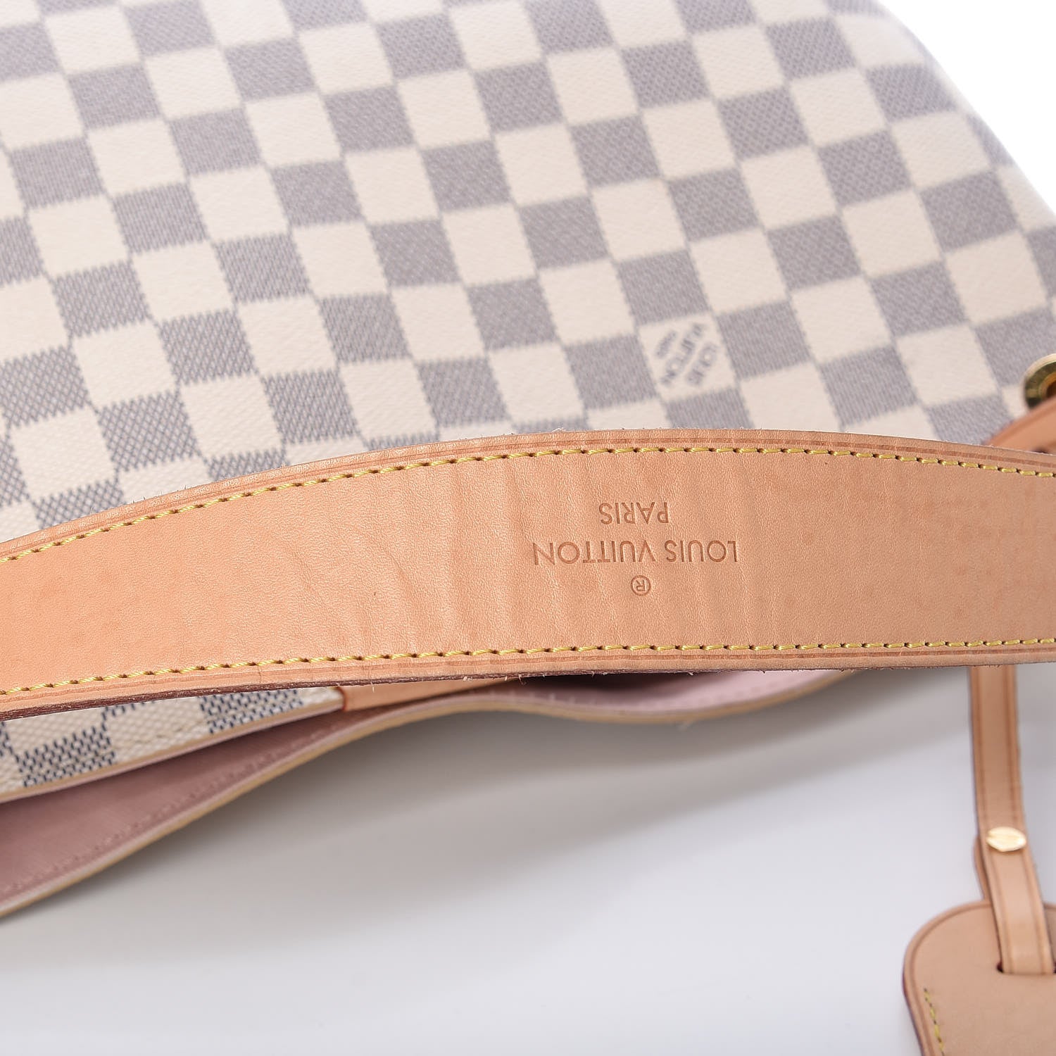 Louis Vuitton Damier Azur Graceful PM Rose Ballerine 10 of 11