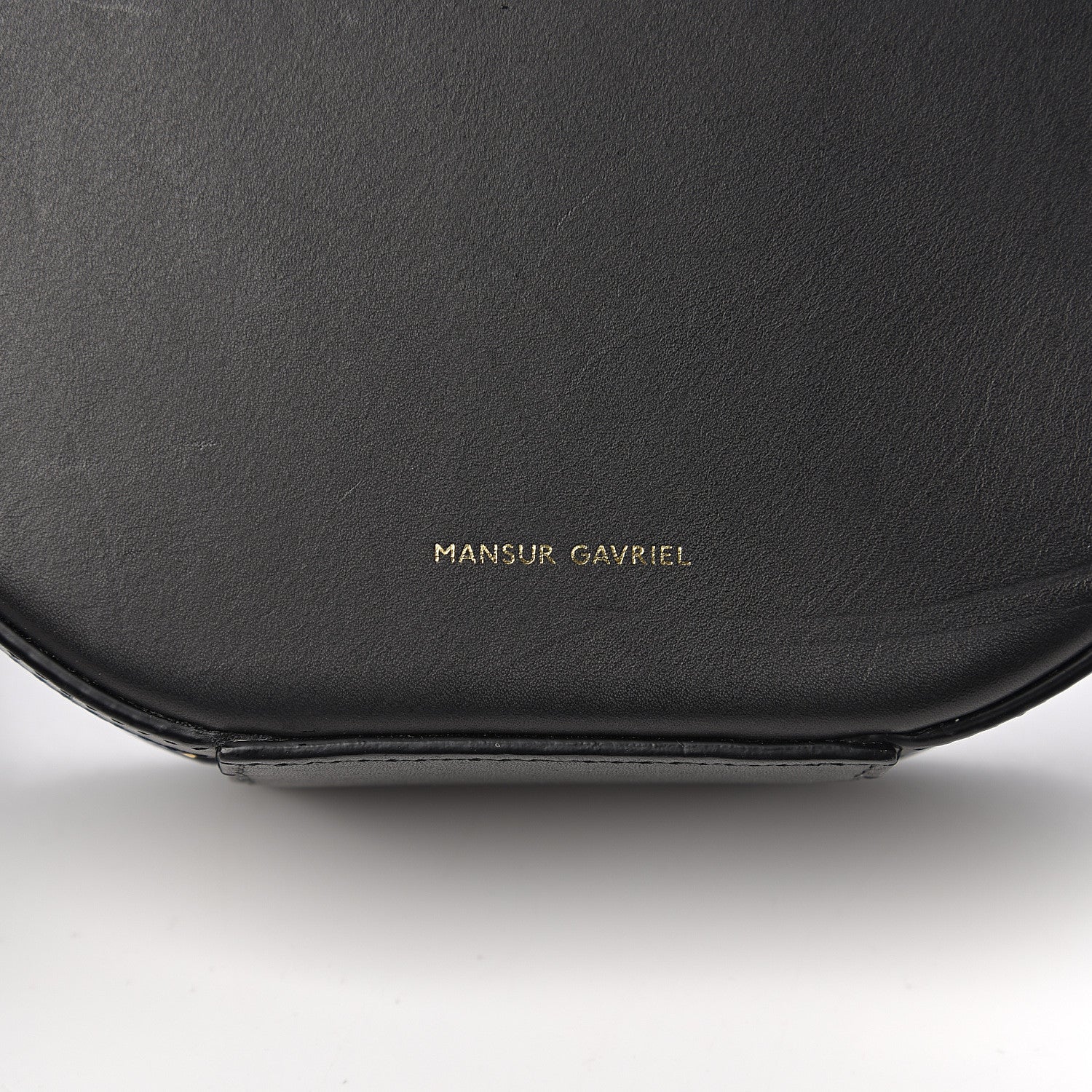 Mansur Gavriel Calfskin Circle Crossbody Bag Black 9 of 9